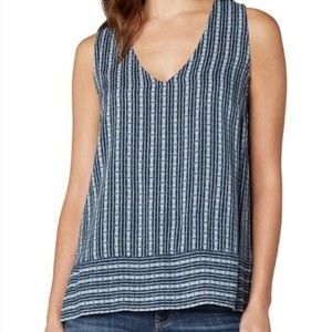 EUC Blue Liverpool V-Neck tank top, US size M